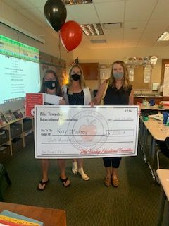 Kay Murray receiving a PTEF grant for NAPAS